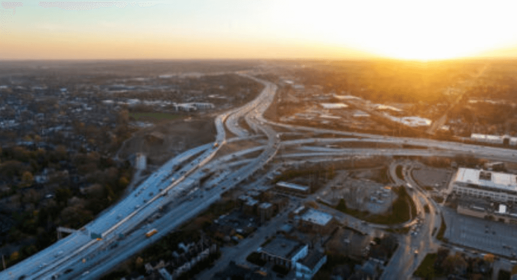 INDOT I-65/I-70 North Split Interchange