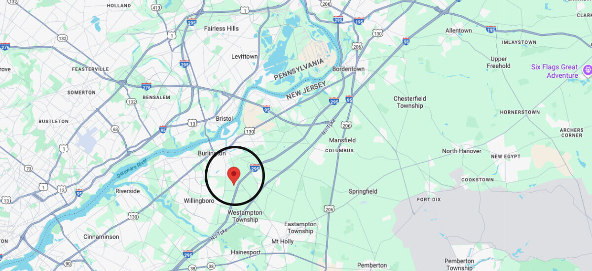 Jersey Regional Office Map