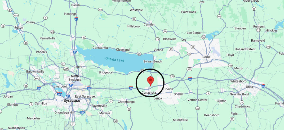 Syracuse Regional Office Map