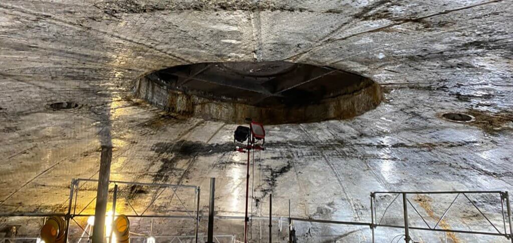 Wards Island Digester Tanks