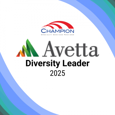 Champion Specialty Services Honored with the 2025 Avetta Diversity Leader Award