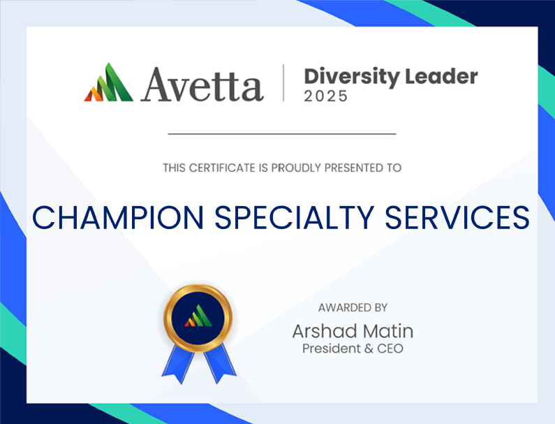 Avetta Diversity Leader Award 2025