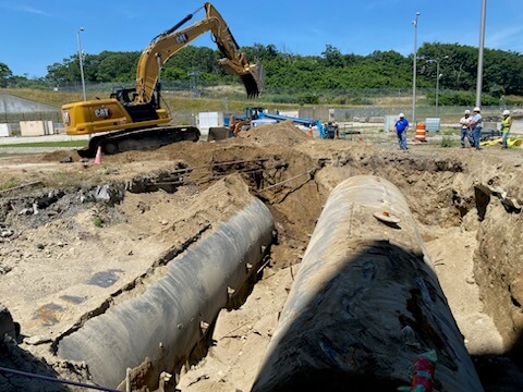 Underground Tank Removal at Pilgrim Nuclear Station